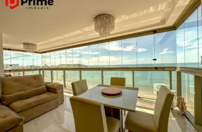 Praia do morro, guarapari/es. Apartamento de alto padrão com 4 suítes à venda, lazer na cobertura e vista para o mar.