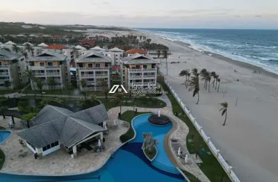 Apartamento pé na areia à venda | porto das dunas, aquiraz