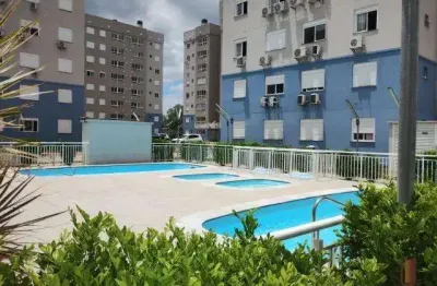 Apartamento para aluguel em canoas, bairro fátima - churrasqueira, piscina e portaria 24h valor r$1.850,00