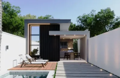 Belíssima casa plana em aquiraz - em construção, super oportunidade!