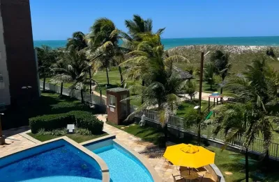 Apartamento frente mar no porto das dunas - mobiliado e decorado
