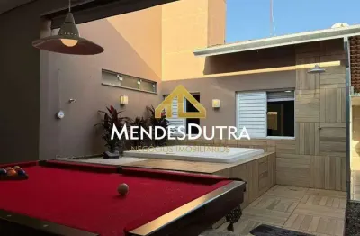 Casa à venda em bairro tranquilo e valorizado – com área gourmet e ofurô