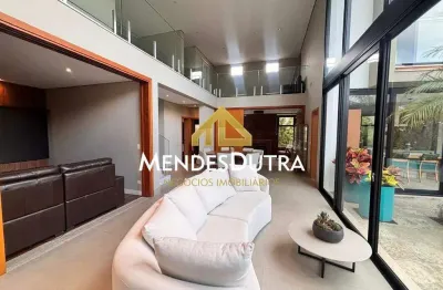 Casa mobiliada para alugar com 4 suítes no condomínio vila dáquila, piracicaba-sp