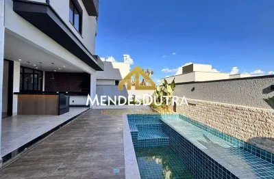 Casa em condomínio de alto padrão à venda com 3 suítes, 260 m² no bairro reserva jequitibá, piracicaba-sp