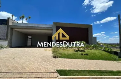 Casa térrea com 4 suítes em condomínio de alto padrão, à venda no bairro bongue em piracicaba-sp.