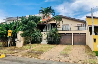 Casa em condomínio fechado com 3 quartos à venda na rua san conrado, 1, loteamento caminhos de san conrado (sousas), campinas, 219 m2 por r$ 1.350.000