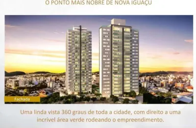 Apartamento para venda em nova iguaçu, centro, 3 dormitórios, 3 suítes, 4 banheiros, 2 vagas