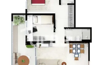 Apartamento com 2 quartos à venda na Rua T 36, Setor Bueno, Goiânia