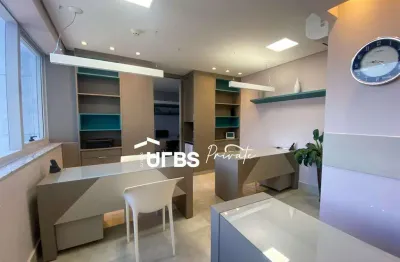 Sala comercial no nono andar com 44m e uma vaga de garagem