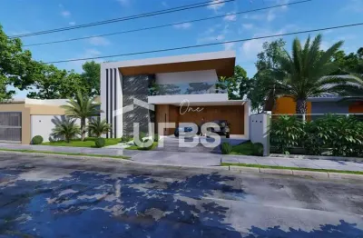 Sobrado luxuoso com 5 suítes em condomínio fechado em goiânia!