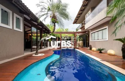 Alphaville araguaia - casa de condomínio 4 quartos, sendo 4 suítes