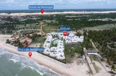 Duplex mobiliado com 3 quartos em condomínio fechado – maracajaú | 110 m²