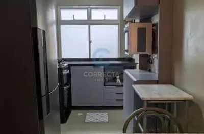 Locação - apartamento mobiliado com 2 quartos sendo 1 suite em petrópolis - nata