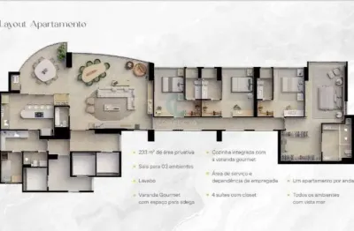 Apartamento com 4 quartos à venda na Rua Pinto Martins, 882, Areia Preta, Natal