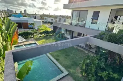 Casa de esquina com 4 suítes para locação no flora boulevard | 411 m2 | ponta ne