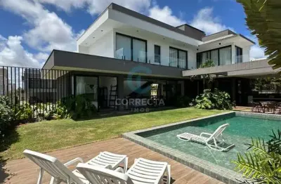 Casa locação 4 suítes  no flora boulevard | 411 m2 | ponta negra – natal/rn