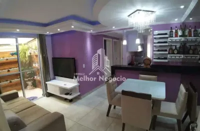 Apartamento à venda com 2 dormitórios e 1 banheiro no condomínio residencial recanto da fortuna em campinas - excelente localização!