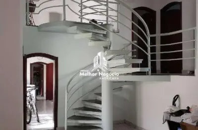 Casa de 220m²com 4 dormitórios sendo um suíte à venda no vila bertine em americana/ sp