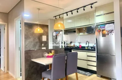 Apartamento à venda com 2 dormitórios sendo 1 suíte no condomínio altos da bella vista em sumaré - excelente localização!