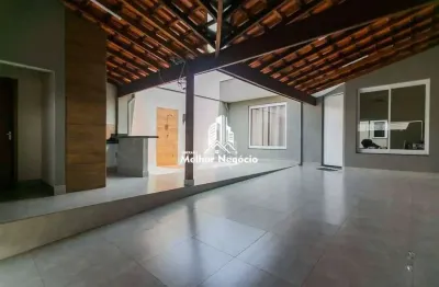 Ótima casa á venda  208m² 3 dormitórios (quartos)  bairro Água Branca- Piracicaba/SP