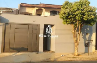 Casa de 196m²com 4 dormitórios um sendo suíte à venda no jardim da balsa em americana/ sp