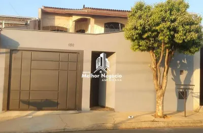 Casa de 196m²com 4 dormitórios um sendo suíte à venda no jardim da balsa em americana/ sp