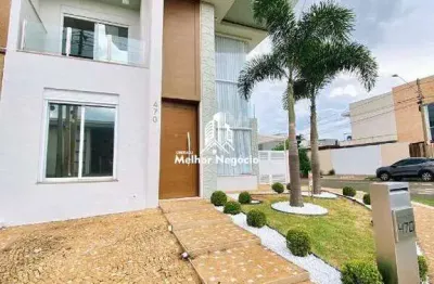 Casa à venda com 3 dormitórios sendo suítes em condomínio no residencial real park, em sumaré, sp.