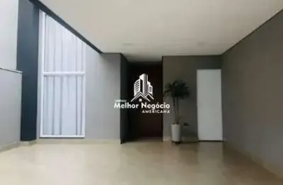 Casa 139m² com 3 dormitórios um sendo suíte à venda no parque residencial jaguari em americana/sp
