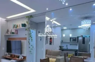 Apartamento com 2 dormitórios, sendo 1 suíte, à venda em santa bárbara d'oeste.