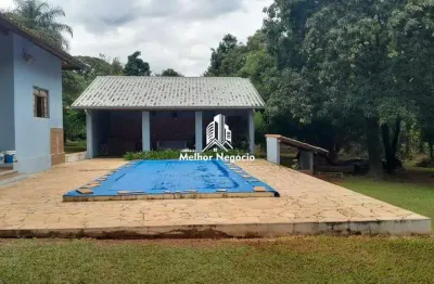 (não aceita financiamento) chácara com 02 dormitórios à venda no bairro chácara primavera, sumaré - sp