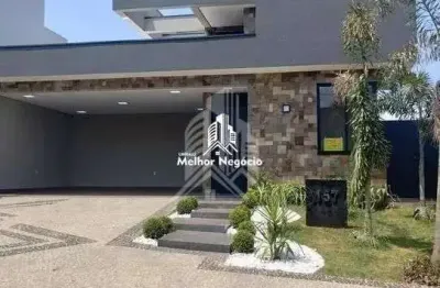 Casa à venda 04 dormitórios ( com suíte), no Condomínio Santorini Residencial Club, em Paulínia SP