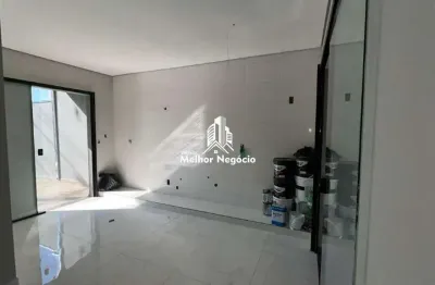 Casa nova de 2 dormitórios sendo uma suíte no jardim boer em americana/sp