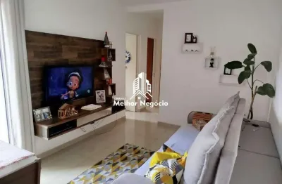 Apartamento 56m² à venda, 2 dormitórios (quartos), 1 banheiro -condominio engenho resende - vale do sol, piracicaba, sp