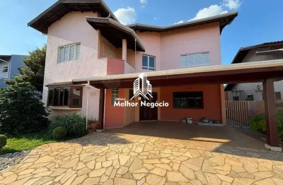 Casa à venda com 4 dormitórios sendo três suítes no bairro betel em paulínia/sp