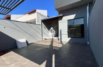 Casa nova de 2 dormitórios sendo uma suíte no jardim boer em americana/sp