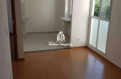 Apartamento a venda com dois quartos no jardim santa rosa em campinas/sp