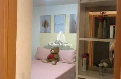 Apartamento à venda com 2 quartos no condomínio canto dos canários-campinas/sp