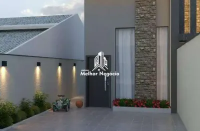 Casa nova com 3 dormitórios (01 suíte) à venda em sumaré.