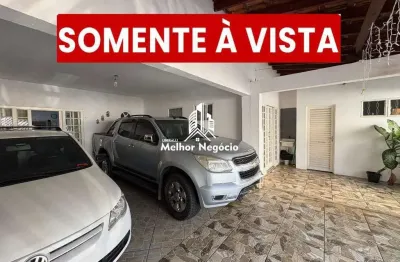 (não aceita financiamento) casa com 04 dormitórios (01 suíte) à venda no bairro jardim amélia, sumaré-sp