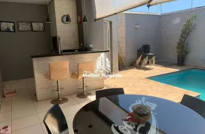 Casa à venda com 3 quartos sendo um suíte no bairro Residencial Portal da Água Branca em Piracicaba/SP