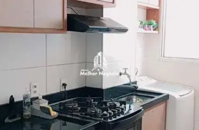 Apartamento à venda com 02 dormitórios no condomínio dálias do campo, jardim maria luiza em sumaré/sp.