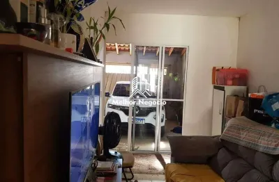 Casa com 02 dormitórios à venda, no residencial campo florido em campinas/sp.
