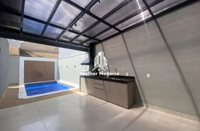 Casa à venda com 3 suítes ( 1 master) com piscina e garagem para 3 carros no jardim novo cambuí -hortolândia/sp