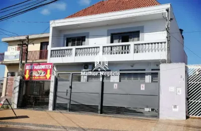 Casa sobrado com salão comercial à venda na vila carlos basso em sumaré/sp