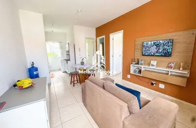 Apartamento com 02 dormitórios à venda no condominio villagio girassol, piracicaba - r$165 mil