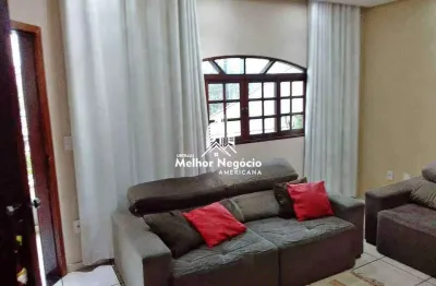 Casa assobradada de 140m² de 2 dormitórios no parque das nações em americana/ sp