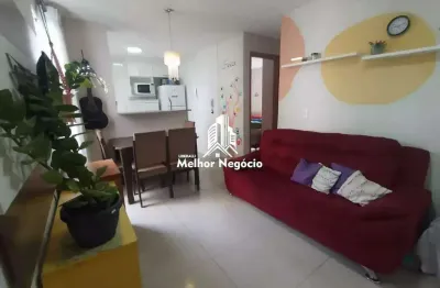 Apartamento à venda com 2 quartos, localizado no bairro vila monte alegre em santa barbara d'oeste, condomínio residencial allegra.