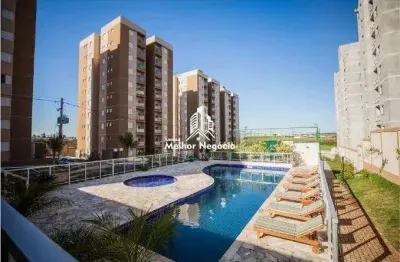 Apartamento à venda: 02 dormitórios - condomínio portal dos cristais, jardim das colinas, hortolãndia sp