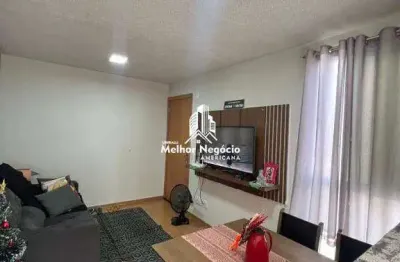 Apartamento com 2 dormitórios à venda em santa bárbara d'oeste.