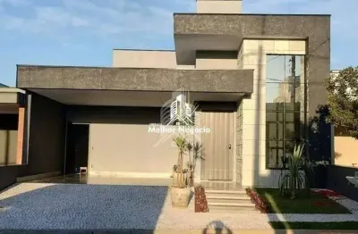 Casa à venda com 3 dormitórios e 1 suíte no Condomínio Residencial Residencial Jardim do Jatobá em Hortolândia.